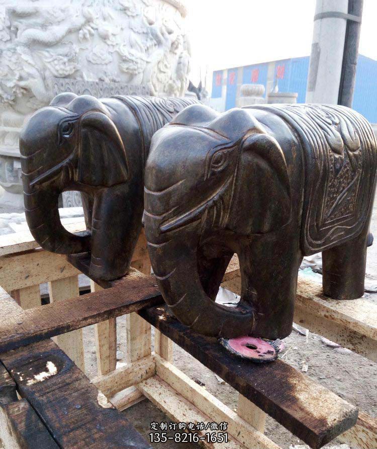 大象动物铜雕1