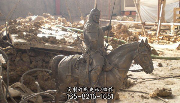 骑马铜雕：活灵活现的文化艺术 
