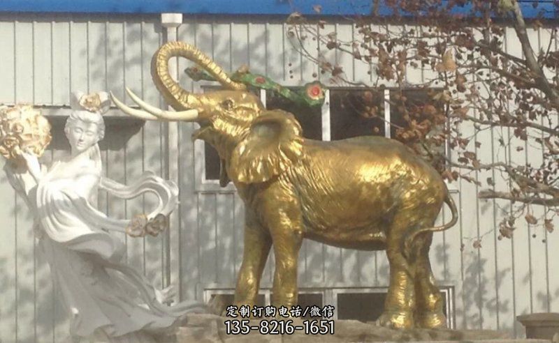 铸铜大象有什么寓意？哪个厂子能定做铸铜大象？