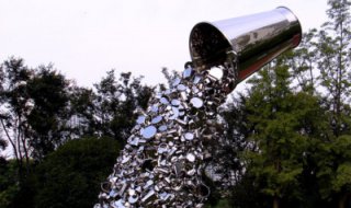 不锈钢垃圾桶-玻璃钢雕塑垃圾桶园林景观