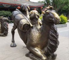 骆驼铜雕-骆驼雕像马的成语