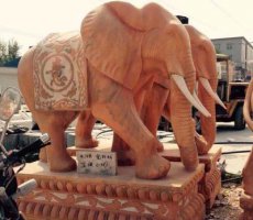 大理石大象雕塑1