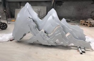 假山不锈钢抽象雕塑