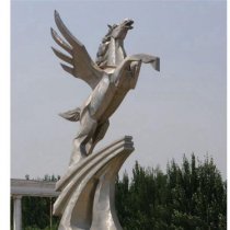不锈钢飞马雕塑