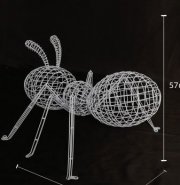 蚂蚁不锈钢镂空雕塑