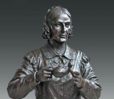 南丁格尔胸雕铜雕