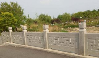 园林景观石雕拱桥栏板_2