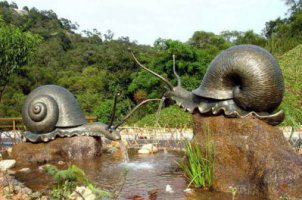 公园蜗牛铜雕-蜗牛雕塑