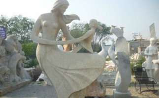 母女公园景观石雕