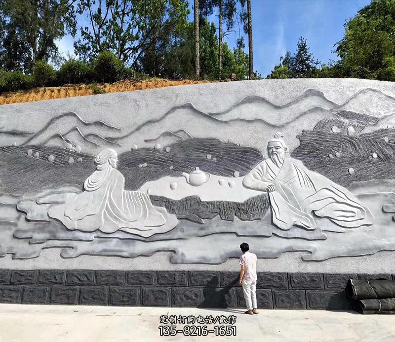 石浮雕广场大型壁画