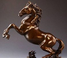 公司招财马动物铜雕塑