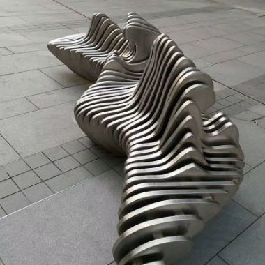 不锈钢座椅雕塑