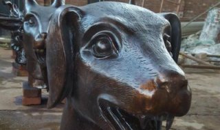 铜雕广场生肖动物头像装饰摆件