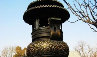 寺庙大型香炉铜雕
