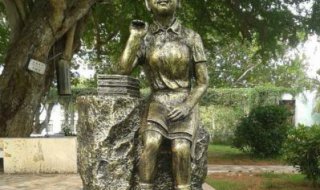 思校园景观人物铜雕