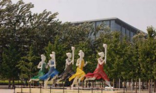 河北省保定中源雕塑的火炬型党建雕塑精品