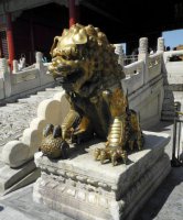 故宫铜狮子雕塑