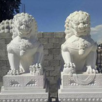 大理石北京狮子石雕