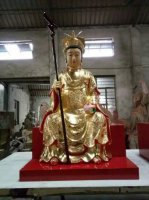 王母娘娘雕塑-寺庙纯铜铸造金身王母娘娘雕塑