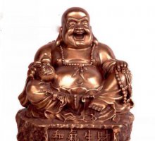 弥勒佛雕塑-仿铜寺庙供奉神佛弥勒佛雕塑