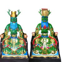 龙王雕塑-玻璃钢彩绘创意寺庙龙王雕塑