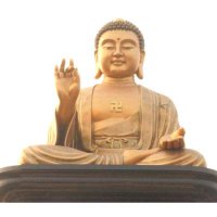 如来佛祖雕塑-户外大型喷漆释迦牟尼如来佛祖雕塑
