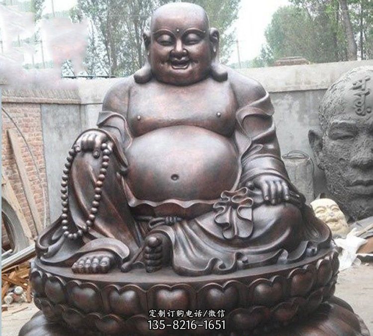 弥勒佛雕塑-宗教庙宇铜雕户外景观大型神佛弥勒佛雕塑
