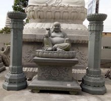 弥勒佛雕塑-宗教庙宇石雕如意弥勒佛雕塑