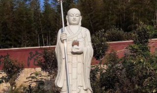 地藏王雕塑-佛像石雕户外摆件广场景观地藏王雕塑