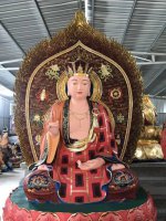 地藏王雕塑-佛像菩萨大型玻璃钢彩绘地藏王雕塑